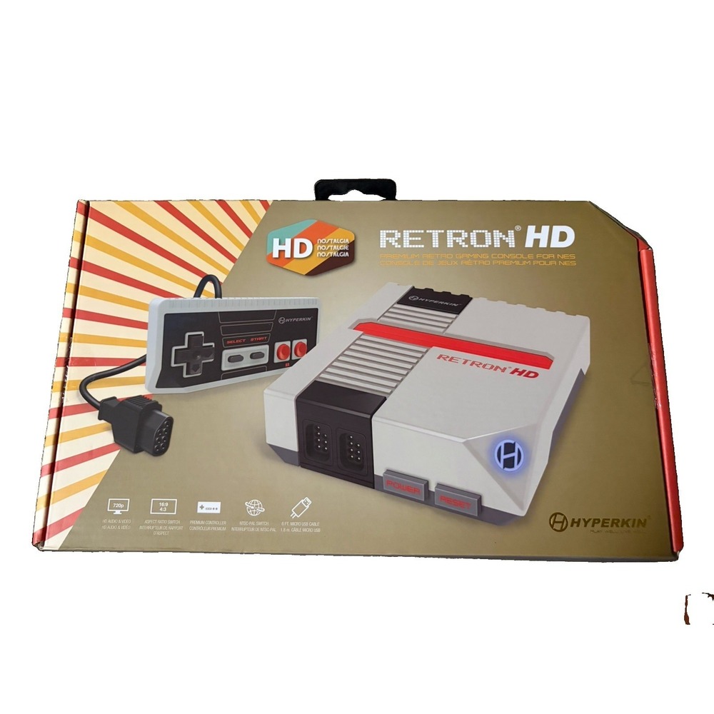 Hyperkin Retron HD Gaming Console for NES (Gray) M01888-GR Brand New Sealed